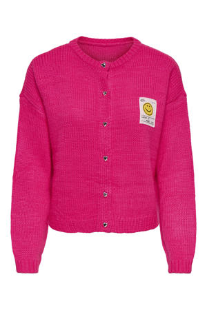 vest roze gebreid