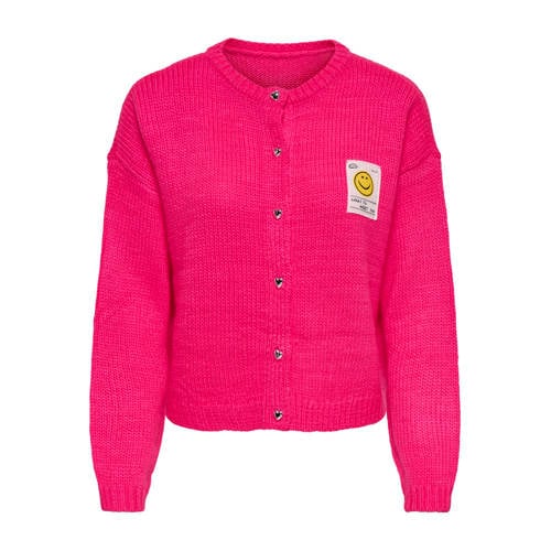 ONLY vest roze gebreid afbeelding