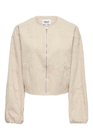 bomberjack broderie ecru