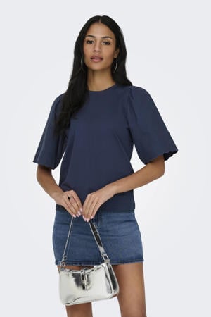 T-shirt marineblauw