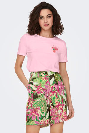 T-shirt lichtroze