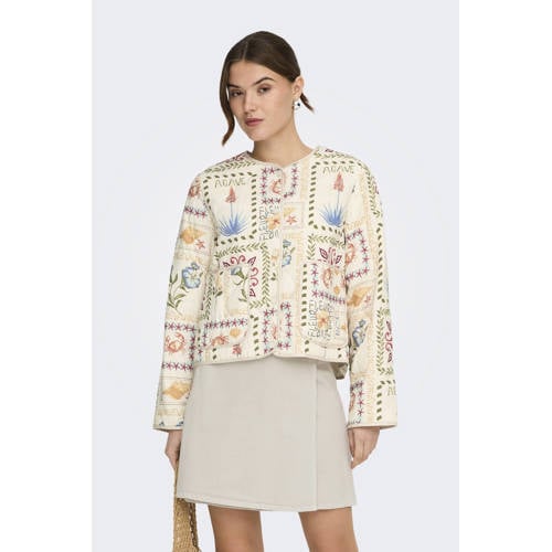 ONLY jasje quilted multi afbeelding