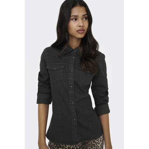 ONLY blouse black denim afbeelding