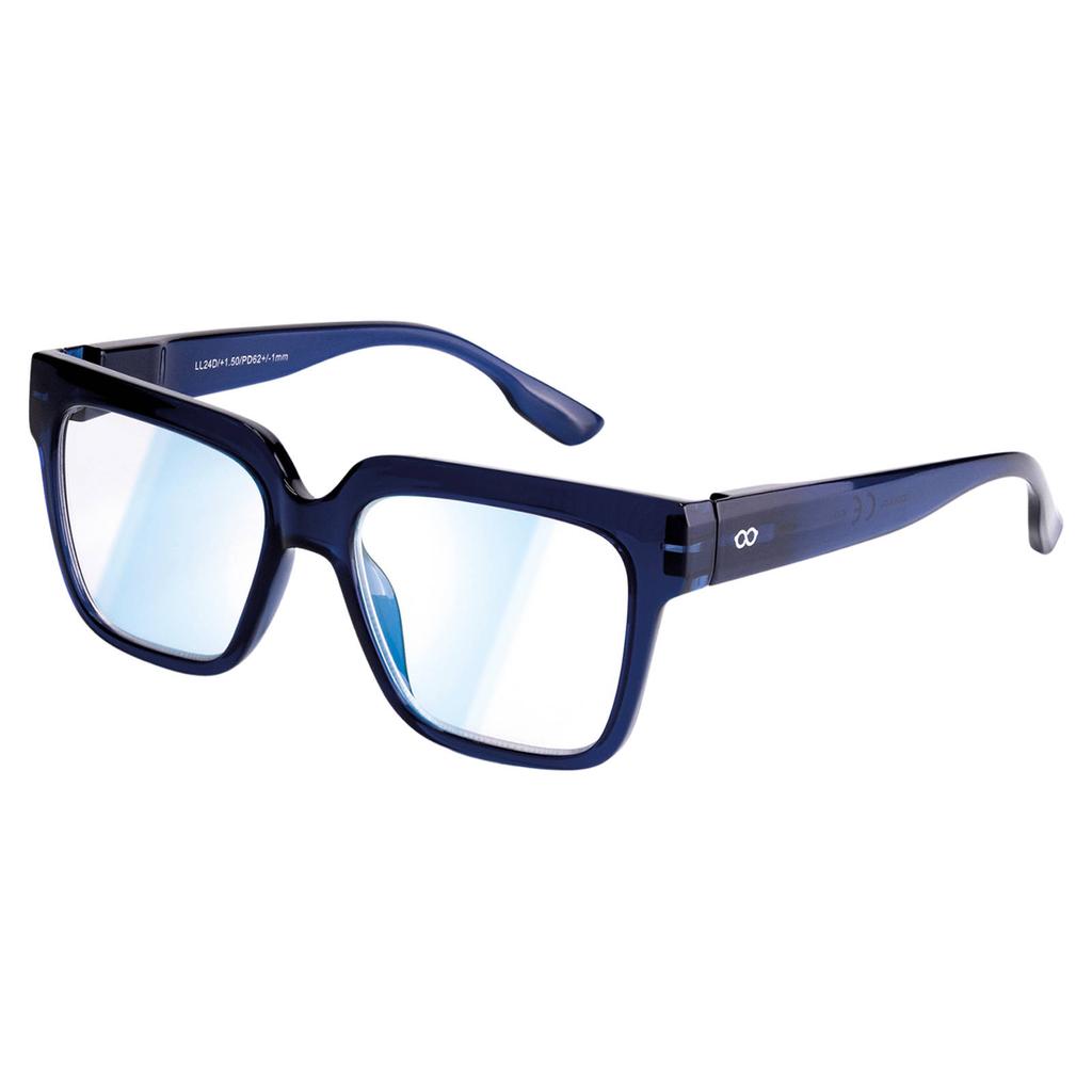 Looplabb blauwlicht bril Max Blue Light blauw