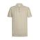 Profuomo regular polo met linnen fijn gebreid ecru