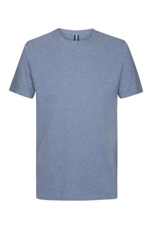 regular T-shirt blauw