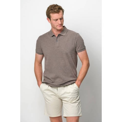 Profuomo regular polo bruin afbeelding