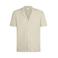 Profuomo regular casual overhemd ecru fijn gebreid