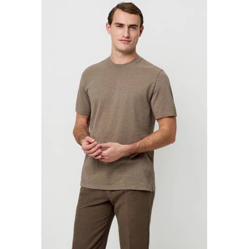 Profuomo regular T-shirt lichtbruin afbeelding