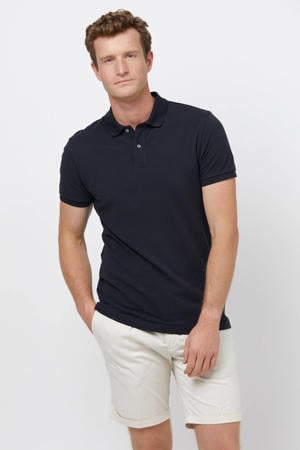 regular polo donkerblauw