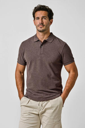 regular polo donkerbruin