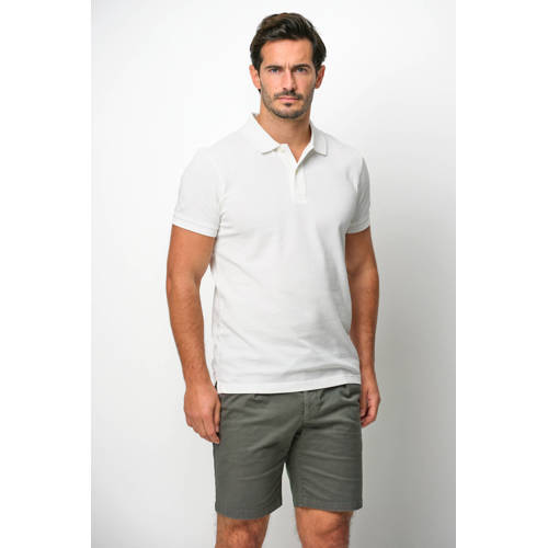 Profuomo regular polo wit afbeelding