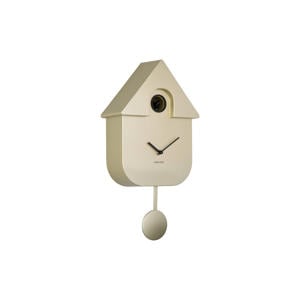 wandklok Modern Cuckoo Metallic