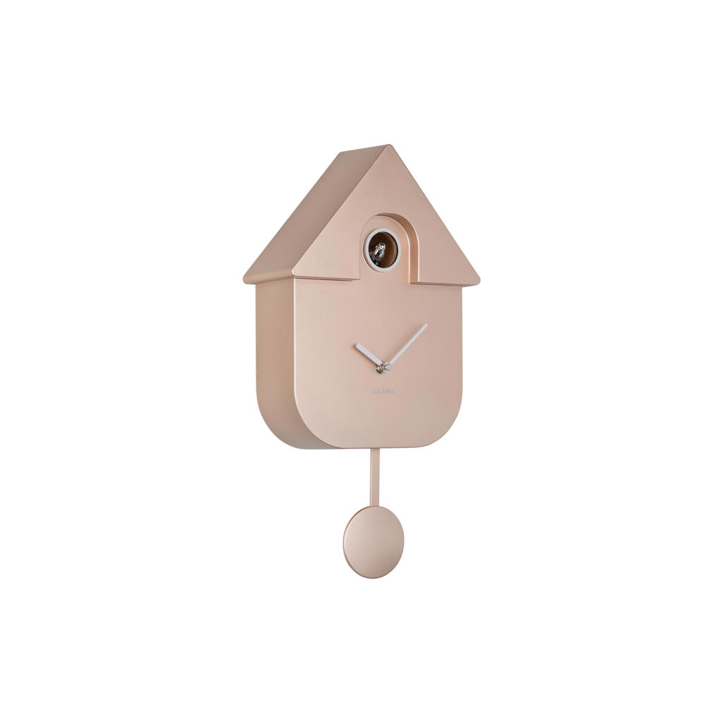 Karlsson wandklok Modern Cuckoo Metallic
