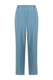thumbnail: JANSEN Amsterdam wide leg high waist broek blauw