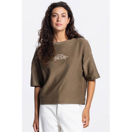 JANSEN Amsterdam sweater olijfgroen afbeelding