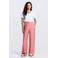 JANSEN Amsterdam wide leg high waist broek oudroze