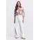 JANSEN Amsterdam gebloemde blouse oudroze
