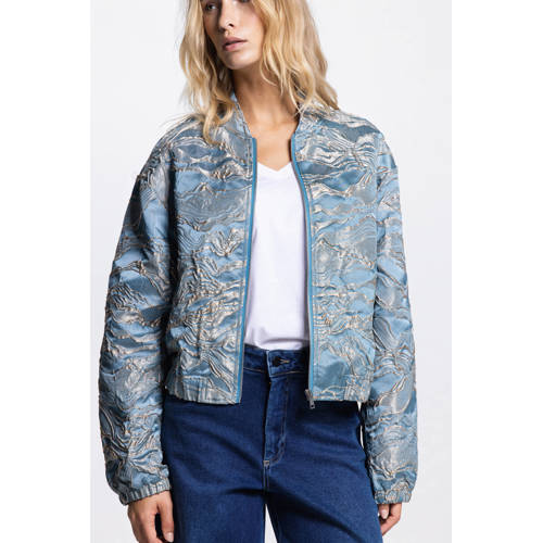 JANSEN Amsterdam bomberjack blauw afbeelding