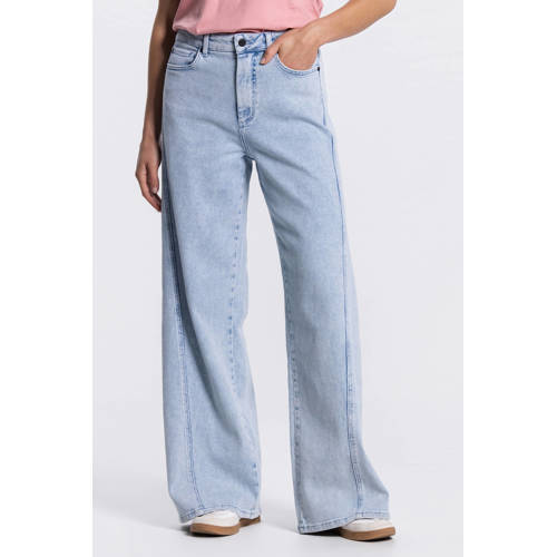 JANSEN Amsterdam JANE SS26 high waist wide leg jeans lichtblauw afbeelding