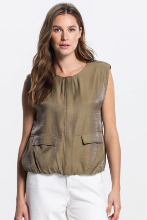 bodywarmer olijfgroen