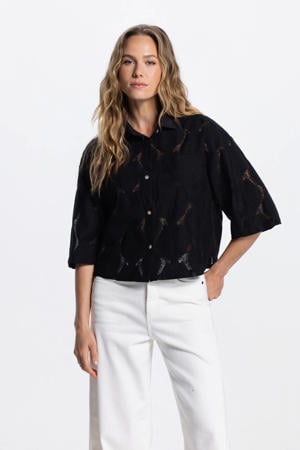 blouse zwart