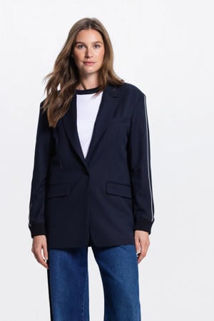 regular blazer donkerblauw