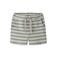 NAME IT MINI regular gestreepte casual short grijs