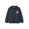 NAME IT MINI sweatvest met backprint donkerblauw