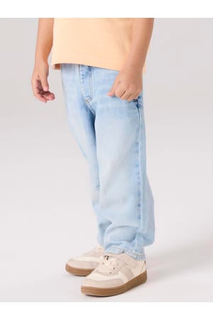 NMMBEN straight leg jeans light blue denim