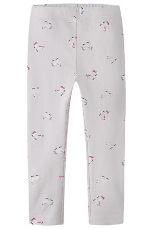 legging met all over print lila