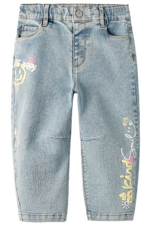 NMFROSE baggy jeans light blue denim