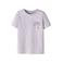 NAME IT MINI T-shirt met backprint lila