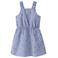 NAME IT MINI zomerjurk broderie paars