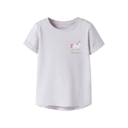 NAME IT MINI T-shirt lila afbeelding