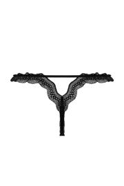 thumbnail: Christine le Duc string Lila met open kruis zwart