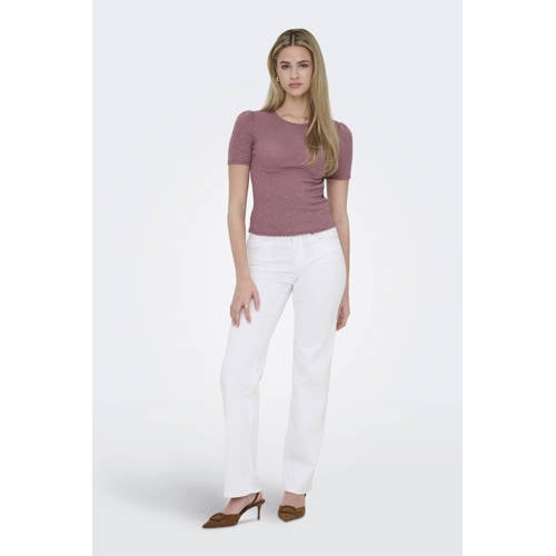 ONLY straight leg jeans wit afbeelding