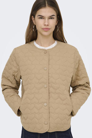 jasje quilted lichtbruin