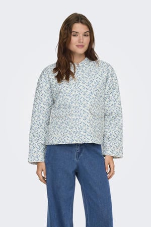 jasje quilted lichtblauw