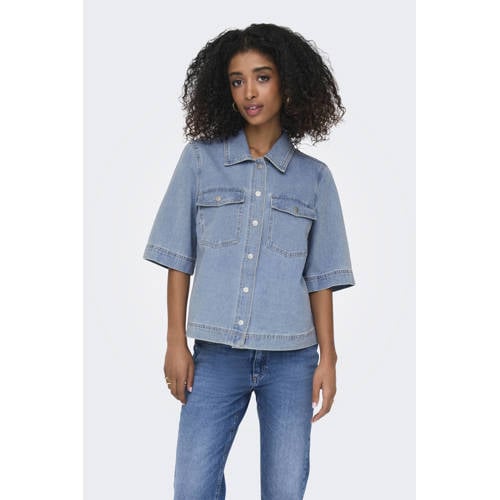 ONLY denim blouse afbeelding