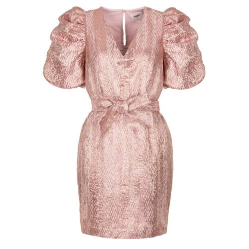 Freebird cocktailjurk met glitter oudroze afbeelding