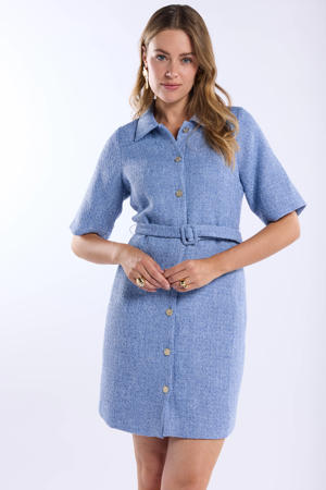cocktailjurk blauw