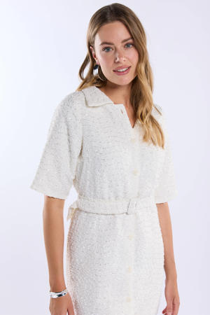 mini jurk crème