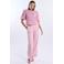 Freebird high waist flared broek lichtroze