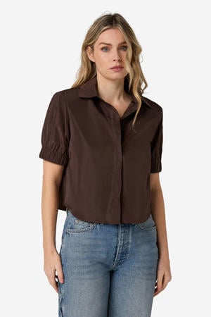 blouse bruin