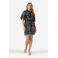 IBANA blousejurk broderie zwart