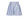 IBANA regular waist gestreepte casual short blauw