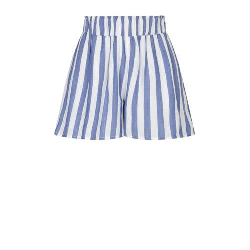 IBANA regular waist gestreepte casual short blauw afbeelding