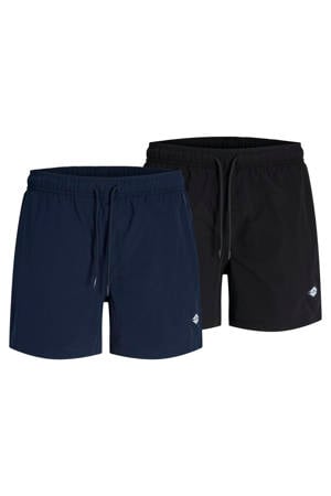 zwemshort JPSTMAUI (set van 2) donkerblauw/zwart