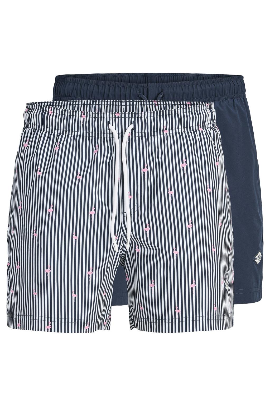 JACK & JONES PANTS STUDIO zwemshort JPSTMAUI (set van 2) donkerblauw